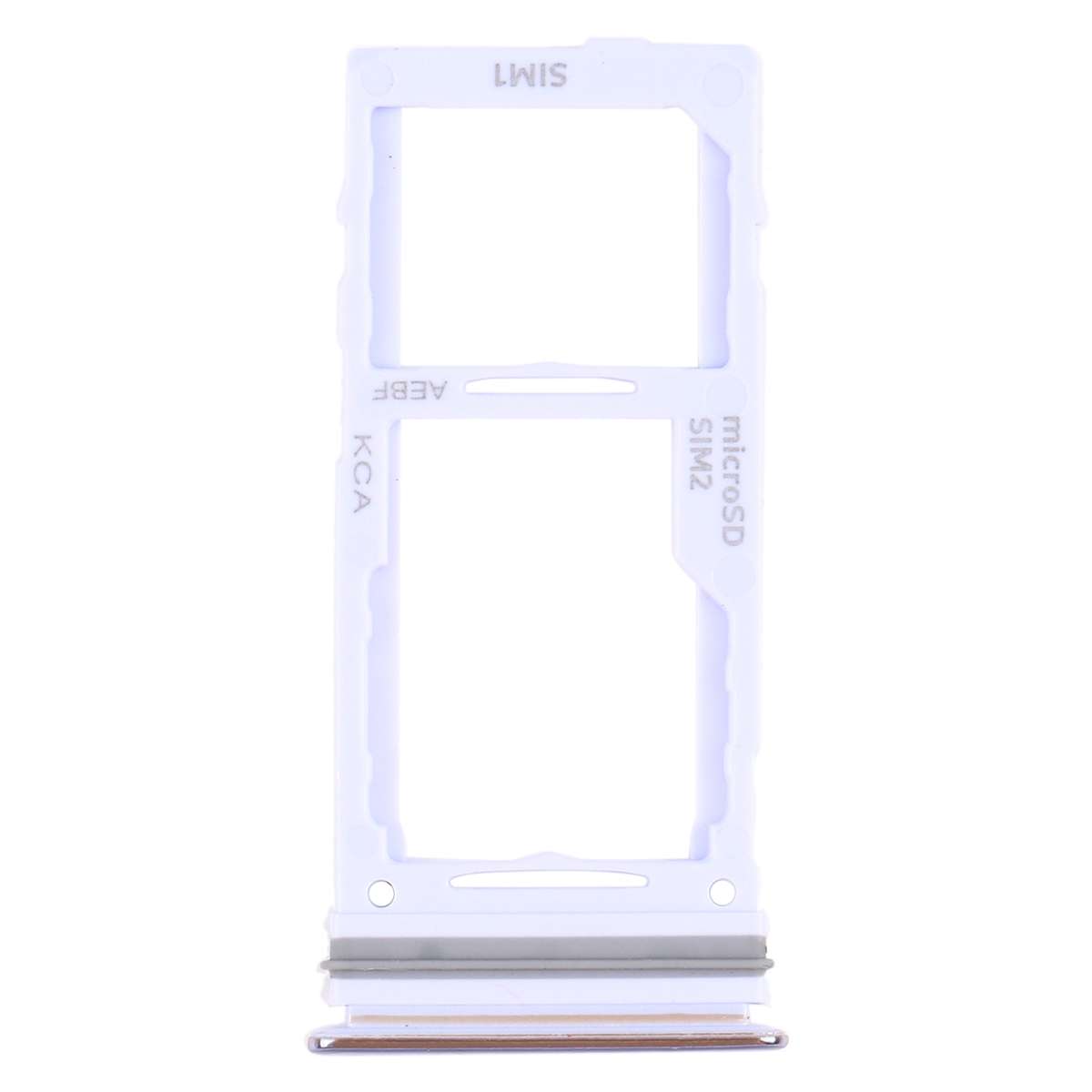 For Samsung Galaxy A52 SM-A525 SIM Card Tray + SIM Card Tray / Micro SD Card Tray (Black)