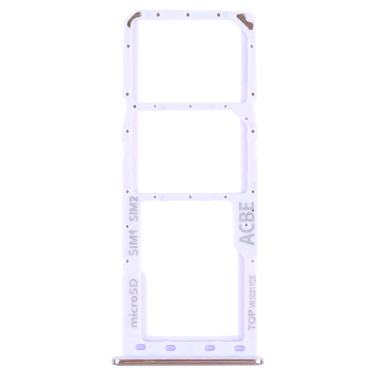 For Samsung Galaxy A32 SM-A325 SIM Card Tray + SIM Card Tray + Micro SD Card Tray (Black)