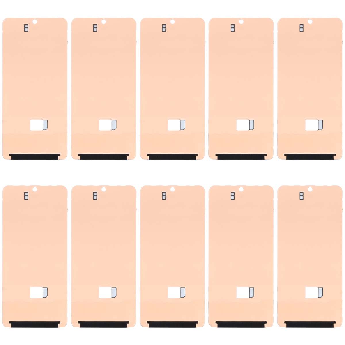 For Samsung Galaxy S21 10pcs LCD Digitizer Back Adhesive Stickers