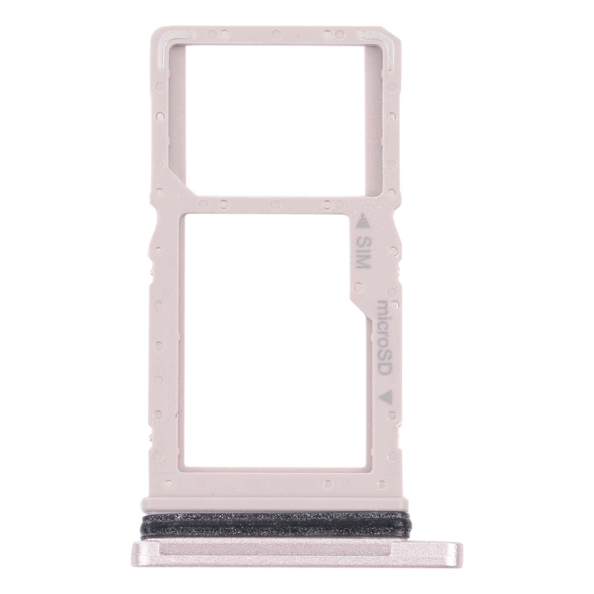 For Samsung Galaxy Tab A7 10.4 (2020) SM-T505 SIM Card Tray + Micro SD Card Tray (Black)