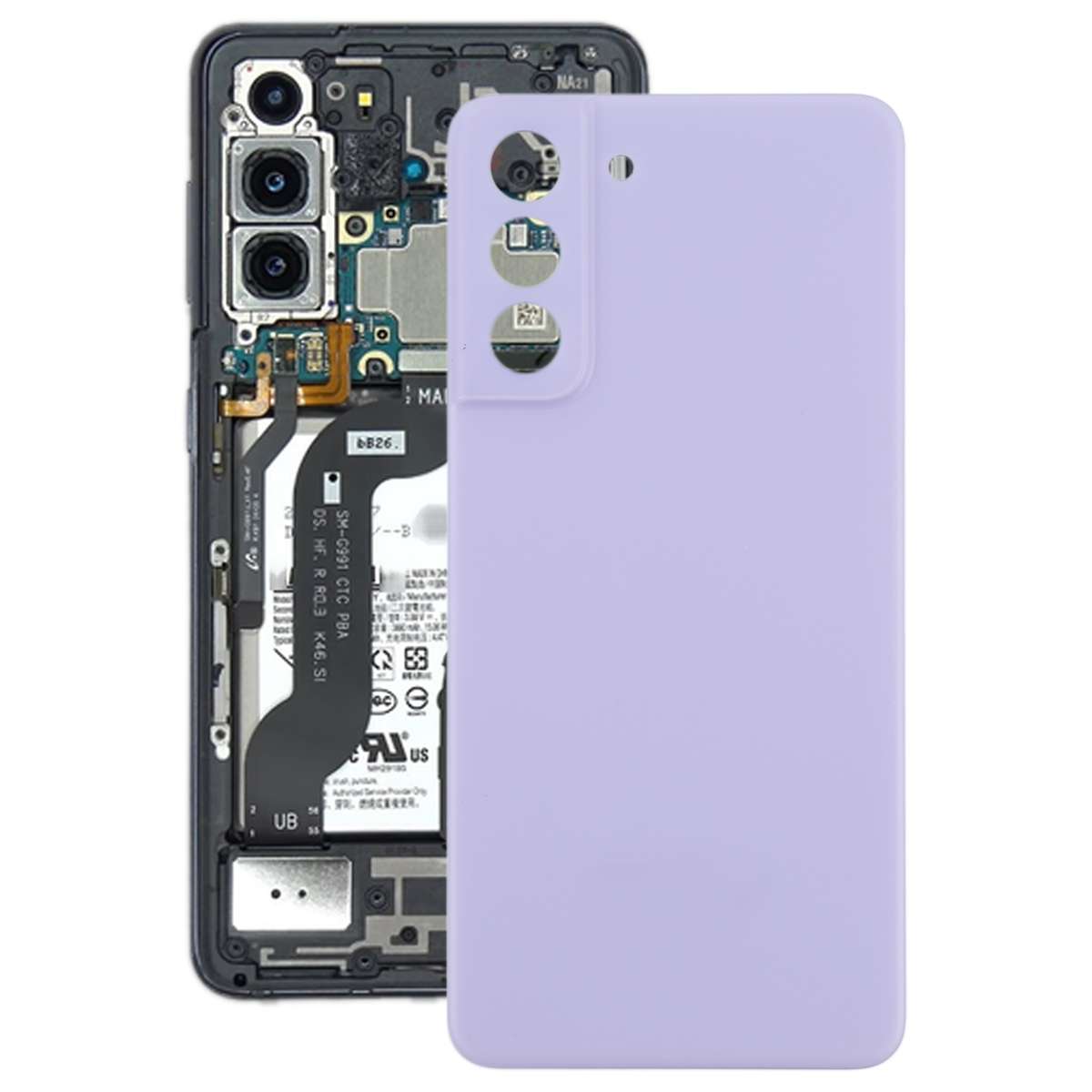 For Samsung Galaxy S21 FE 5G SM-G990B Battery Back Cover (Black)