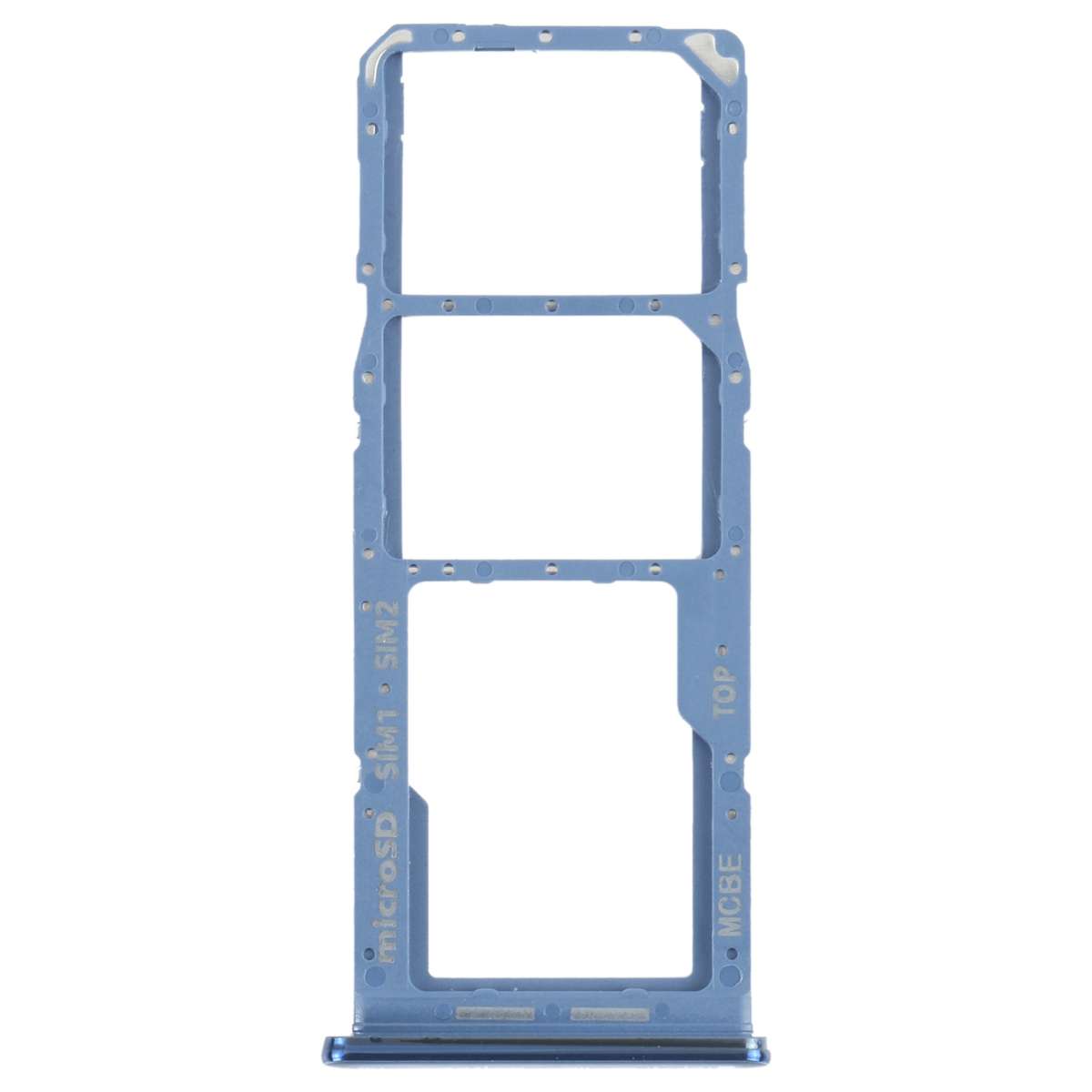For Samsung Galaxy M32 SM-M325 SIM Card Tray + SIM Card Tray + Micro SD Card Tray (Black)