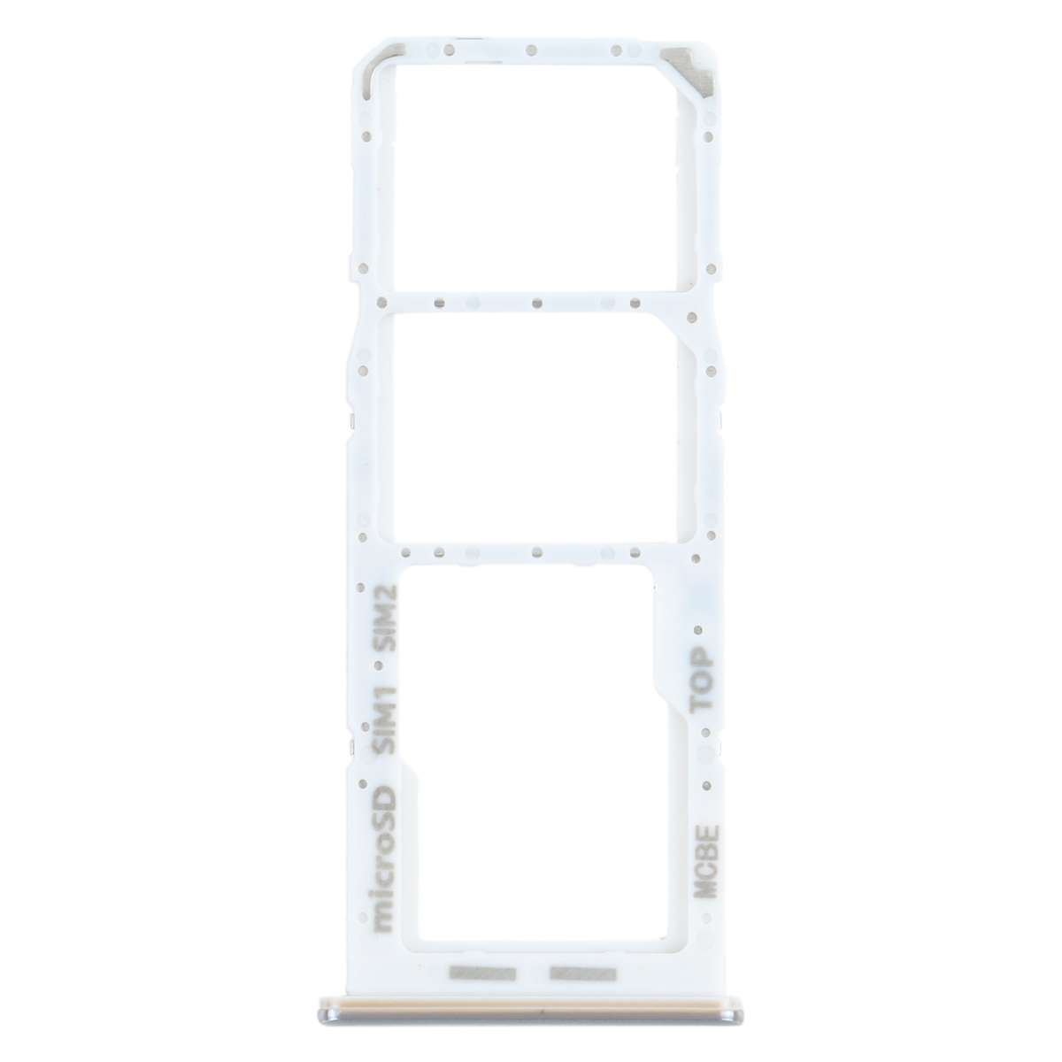 For Samsung Galaxy M32 SM-M325 SIM Card Tray + SIM Card Tray + Micro SD Card Tray (Black)