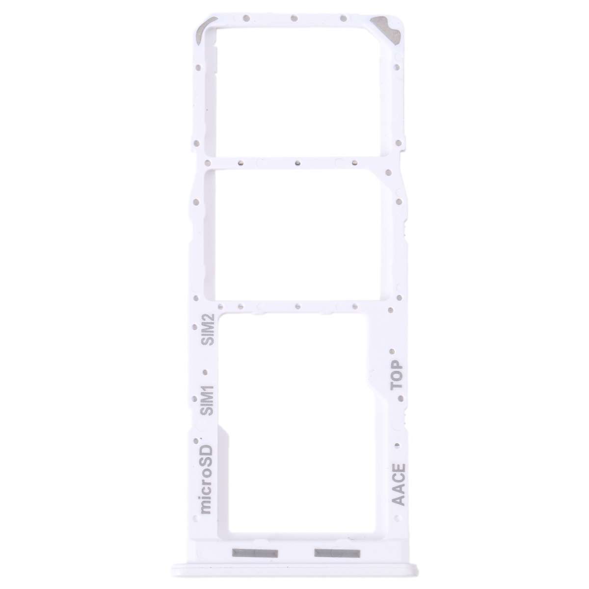 For Samsung Galaxy A13 SM-A135 Original SIM Card Tray + SIM Card Tray + Micro SD Card Tray (Black)