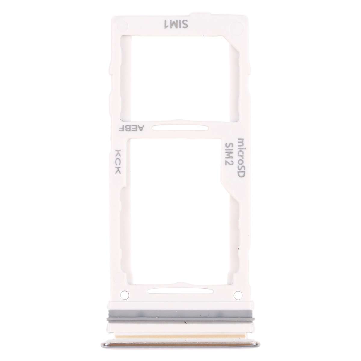 For Samsung Galaxy A72 SM-A725 SIM Card Tray + SIM Card Tray / Micro SD Card Tray (Black)