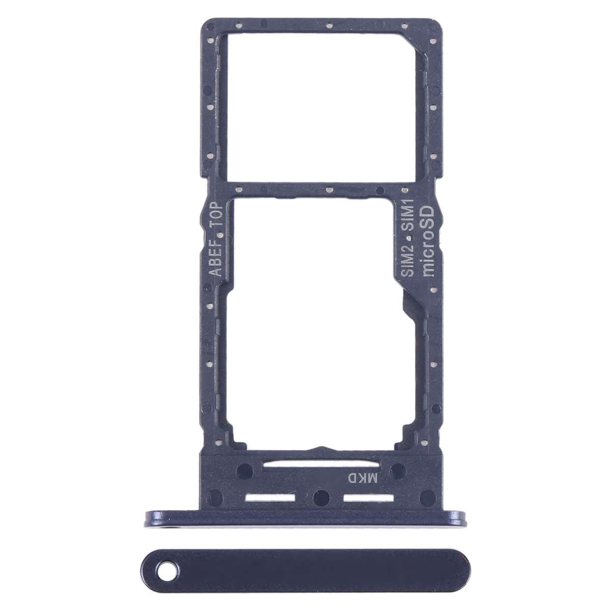 For Samsung Galaxy A25 5G SM-A256B Original SIM Card Tray + SIM Card Tray / Micro SD Card Tray (Blue
