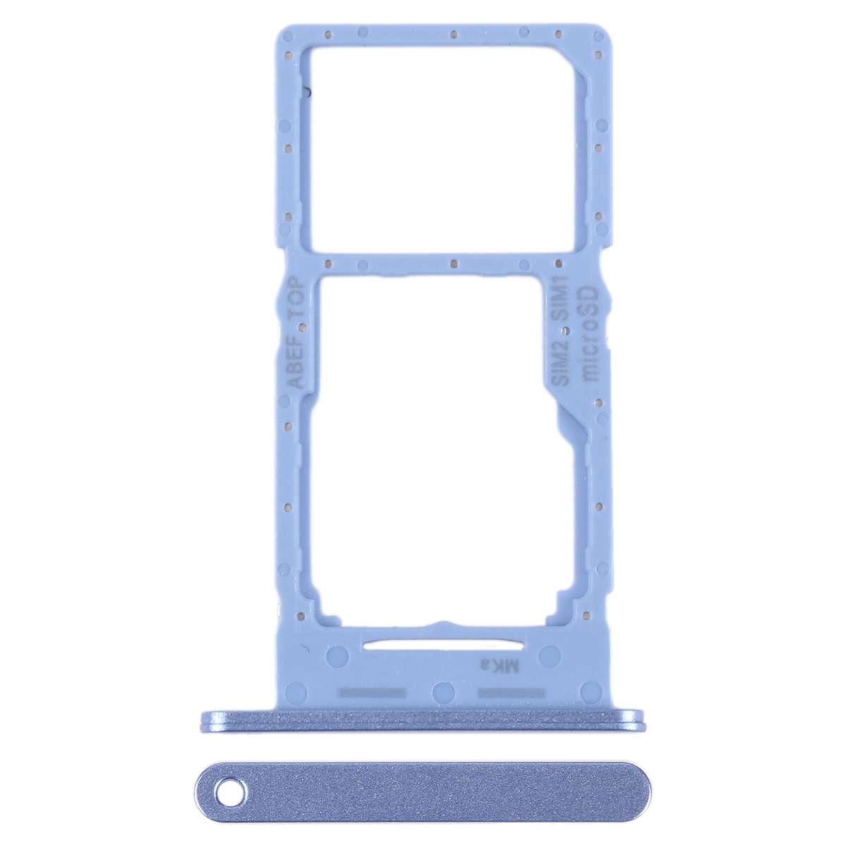 For Samsung Galaxy A25 5G SM-A256B Original SIM Card Tray + SIM Card Tray / Micro SD Card Tray (Blue
