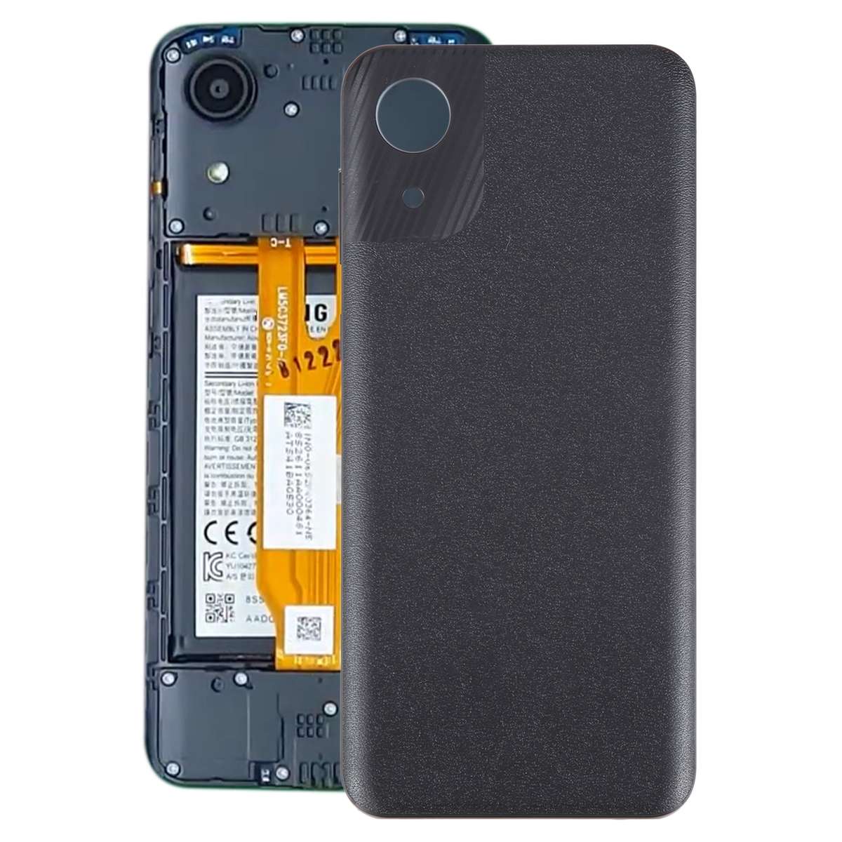 For Samsung Galaxy A03 Core SM-A032F Original Battery Back Cover(Black)