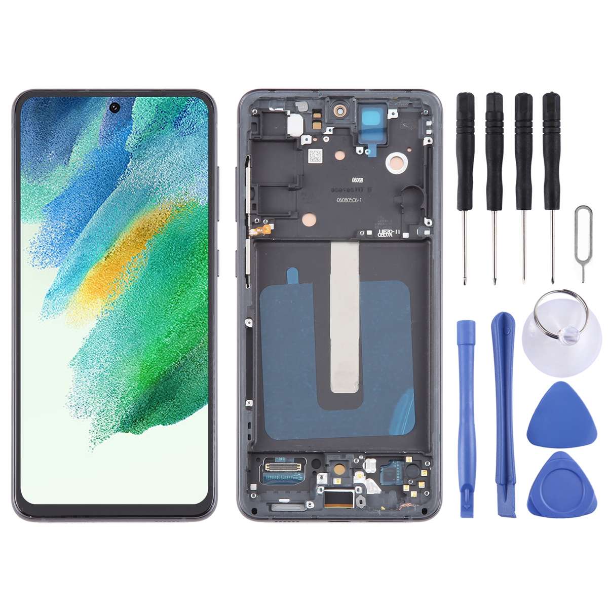 For Samsung Galaxy S21 FE 5G SM-G990B 6.43 inch EU Version OLED LCD Screen Digitizer Full Assembly w