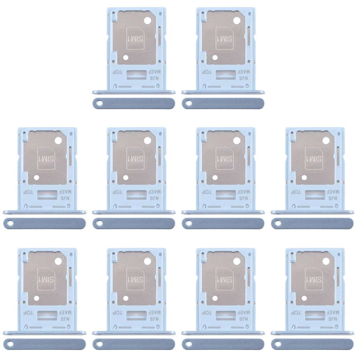For Samsung Galaxy M35 5G SM-M356B 10pcs 10pcs Original SIM + SIM / Micro SD Card Tray (Black)