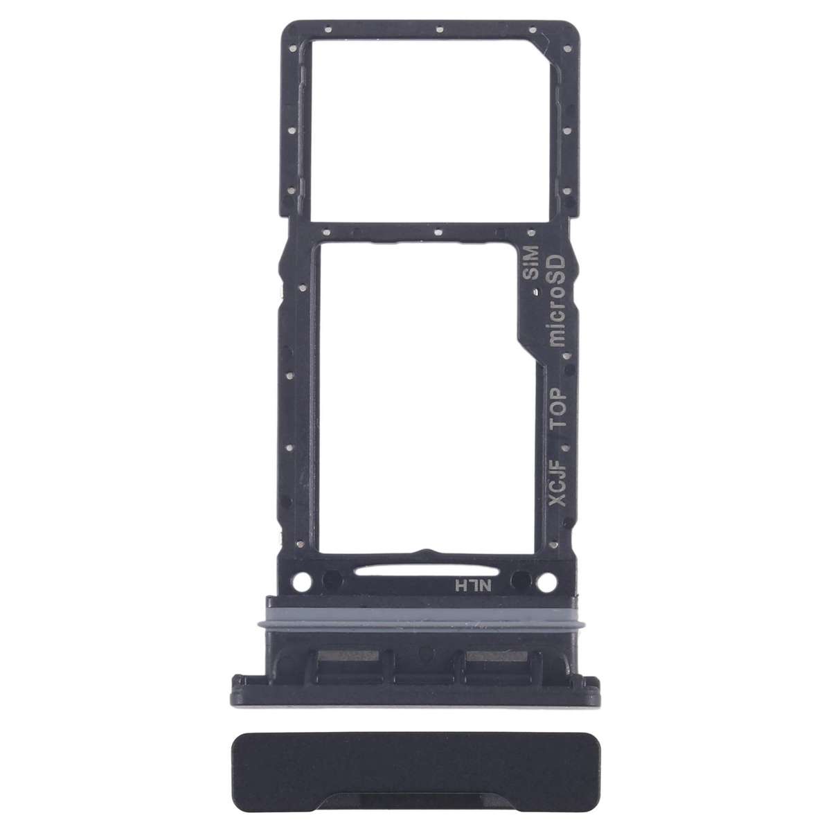 For Samsung Galaxy Tab Active5 5G SM-X306 Original SIM Card Tray + Micro SD Card Tray (Black)