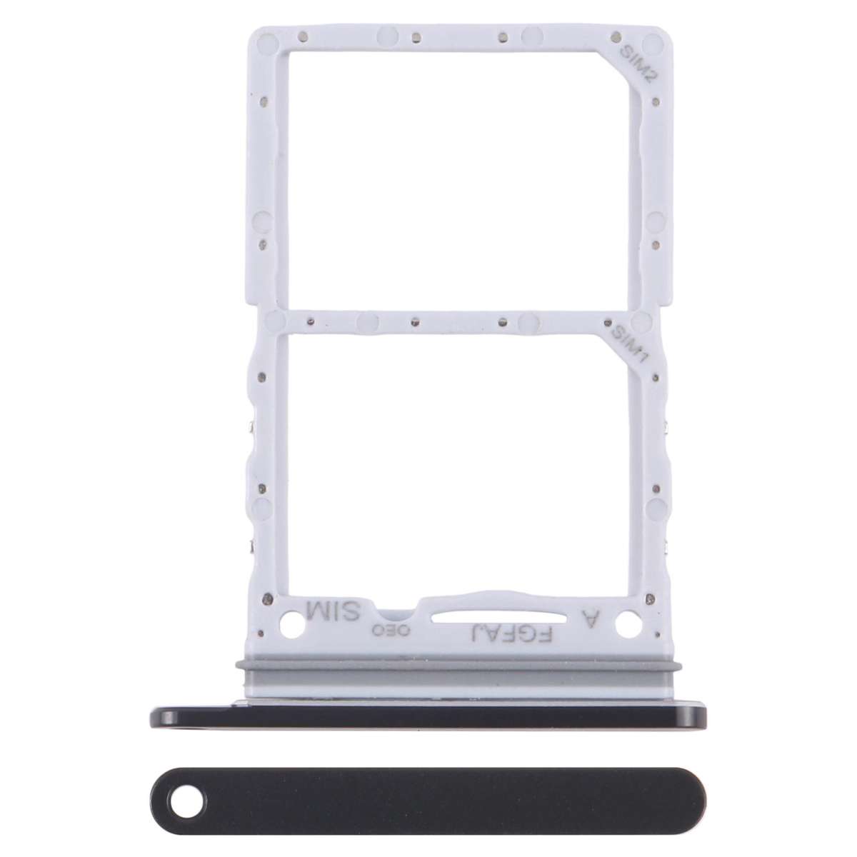 For Samsung Galaxy Z Flip7 FE SM-F761B Original SIM + SIM Card Tray (Black)
