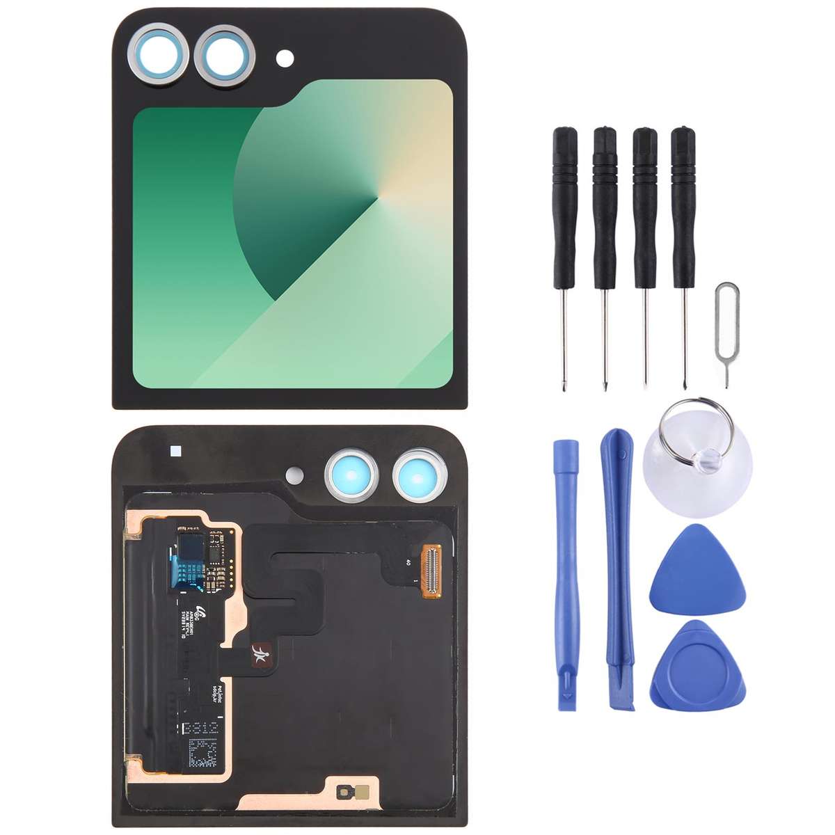 For Samsung Galaxy Z Flip6 SM-F741B Original LCD Secondary Screen Digitizer Full Assembly with Camer