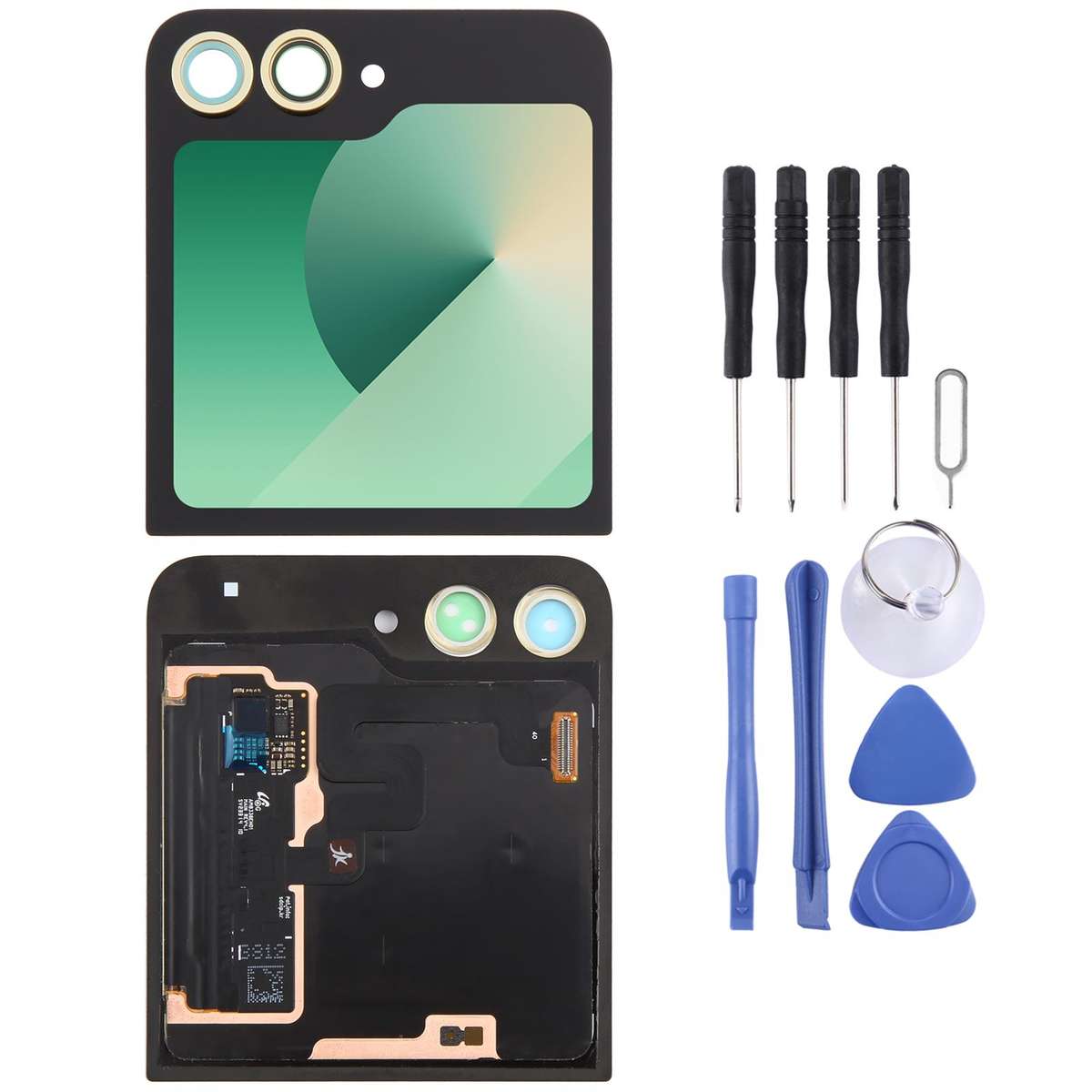 For Samsung Galaxy Z Flip6 SM-F741B Original LCD Secondary Screen Digitizer Full Assembly with Camer
