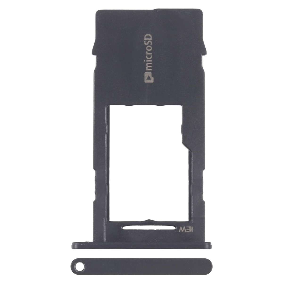 For Samsung Galaxy Tab A 8.0 & S Pen 2019 SM-P200 WiFi Version Original Micro SD Card Tray (Black)