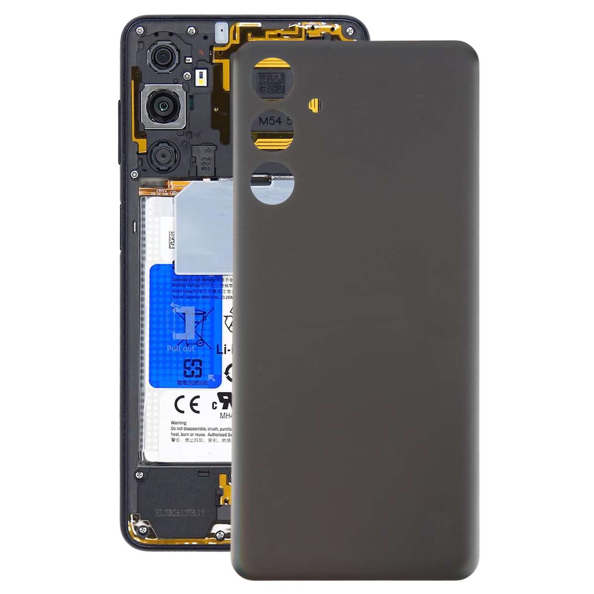 For Samsung Galaxy M55s SM-M558B OEM Back Cover(Black)