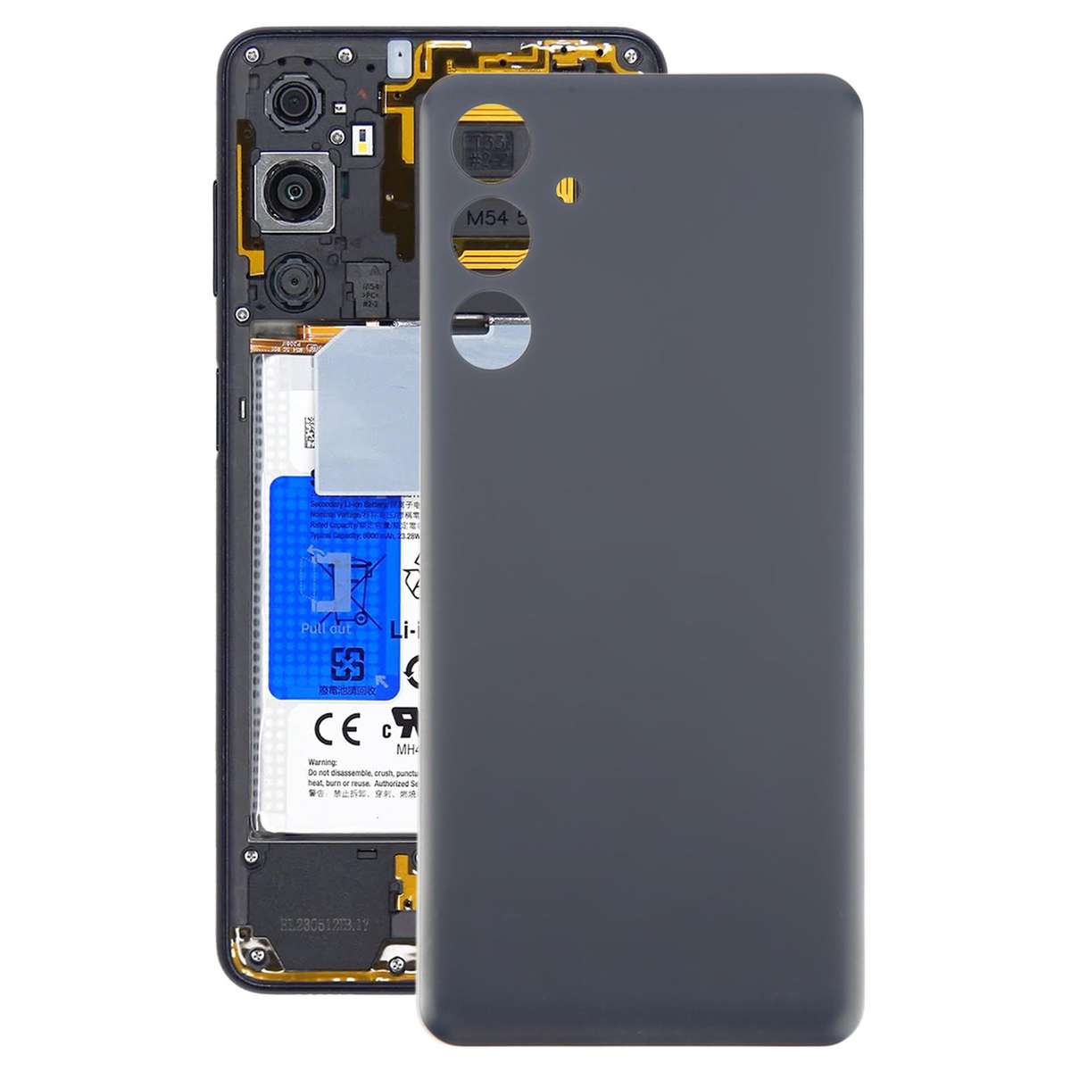 For Samsung Galaxy M55s SM-M558B OEM Back Cover(Black)