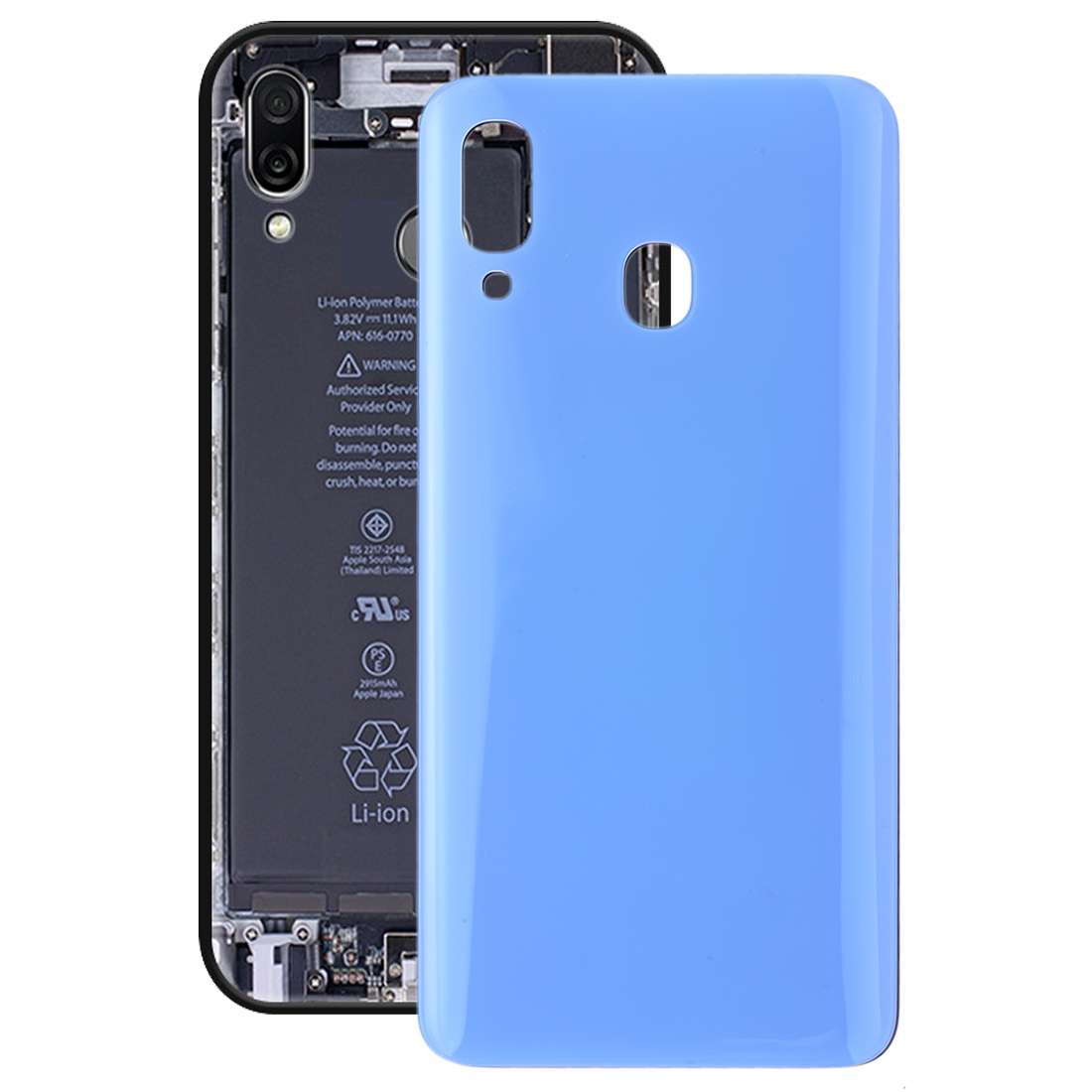 For Galaxy A40 SM-A405F/DS, SM-A405FN/DS, SM-A405FM/DS Battery Back Cover (Black)