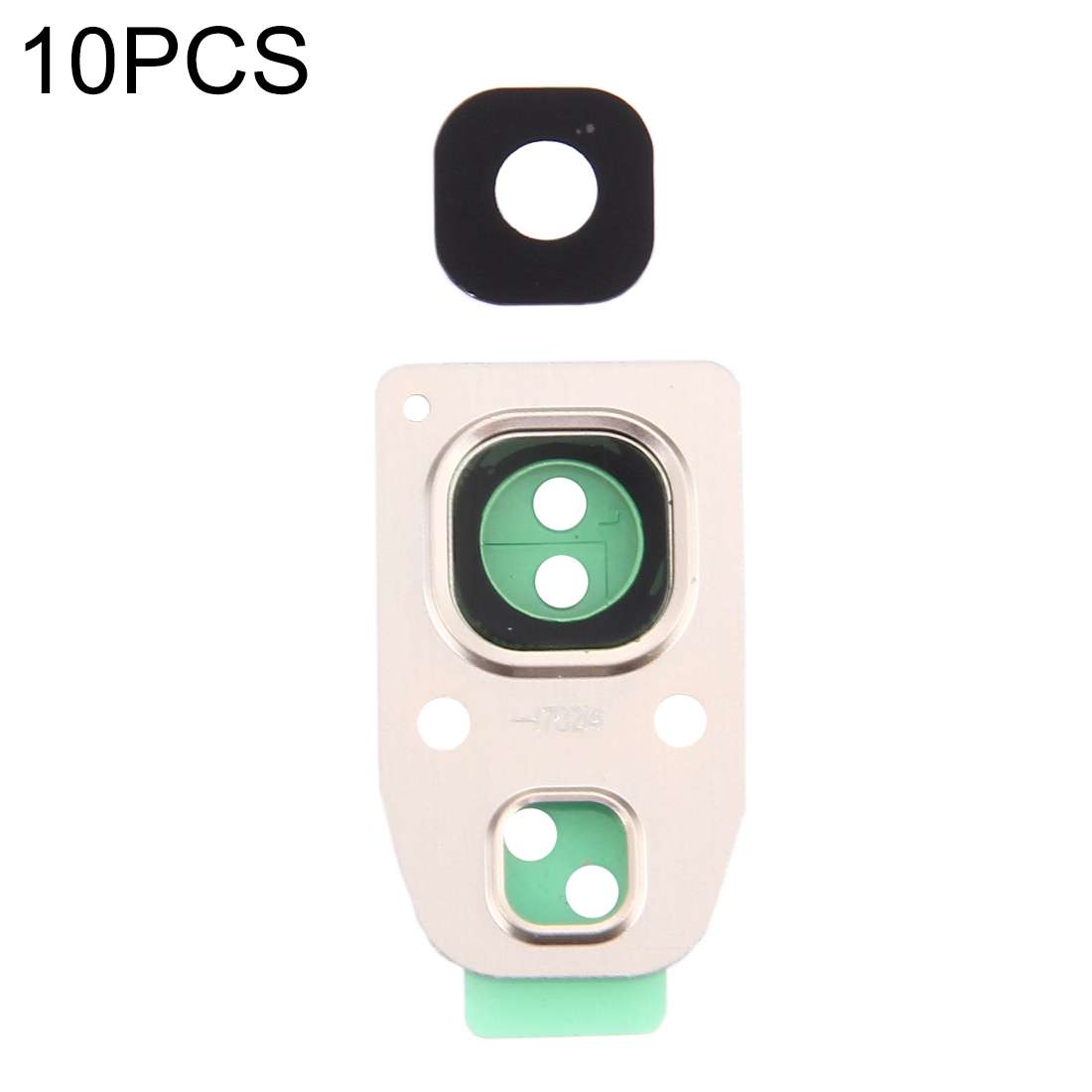 For Galaxy A7 (2017) / A720 10pcs Camera Lens Cover (Black)