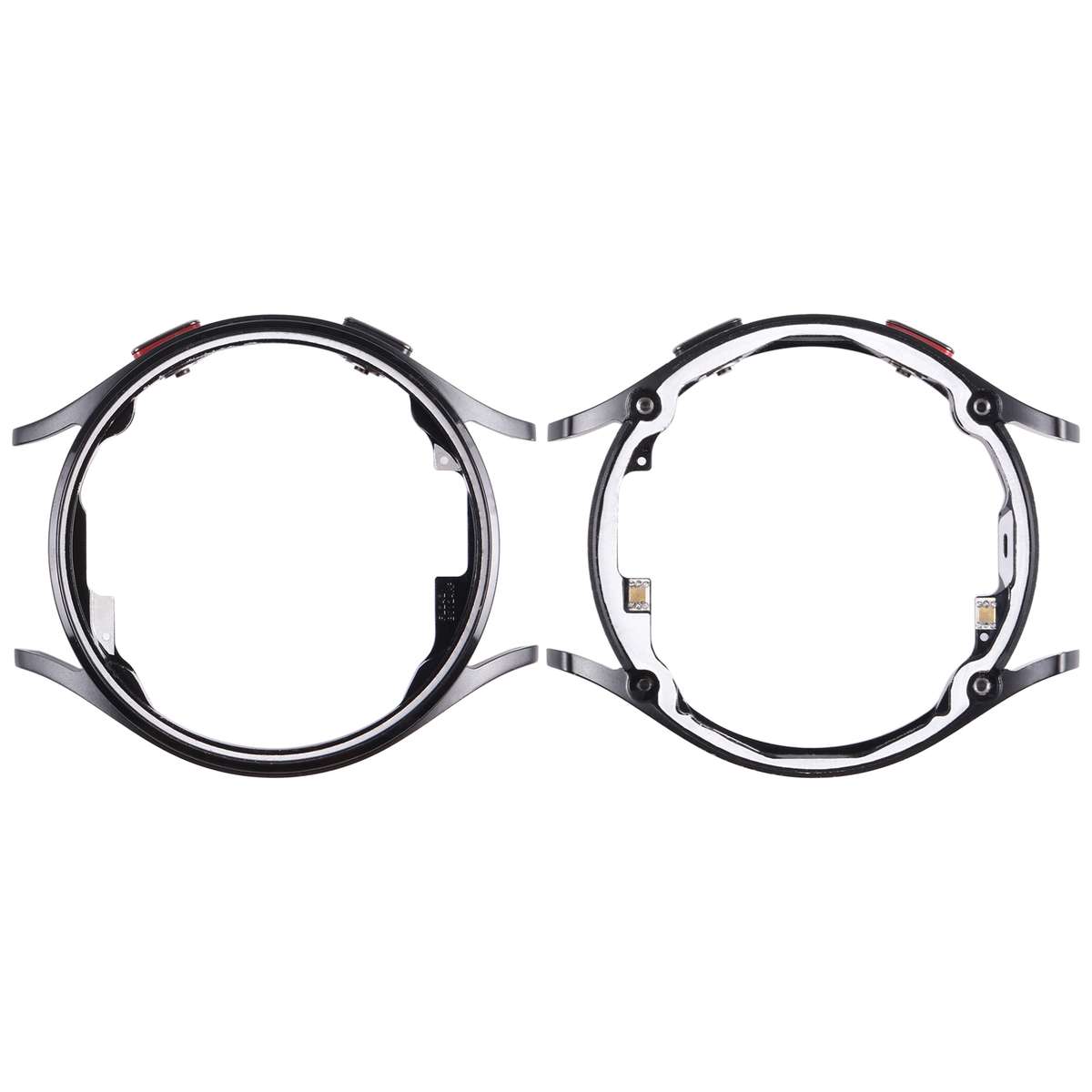 Original LCD Screen Frame Bezel Plate For Samsung Galaxy Watch4 44mm SM-R870 R875(Silver)