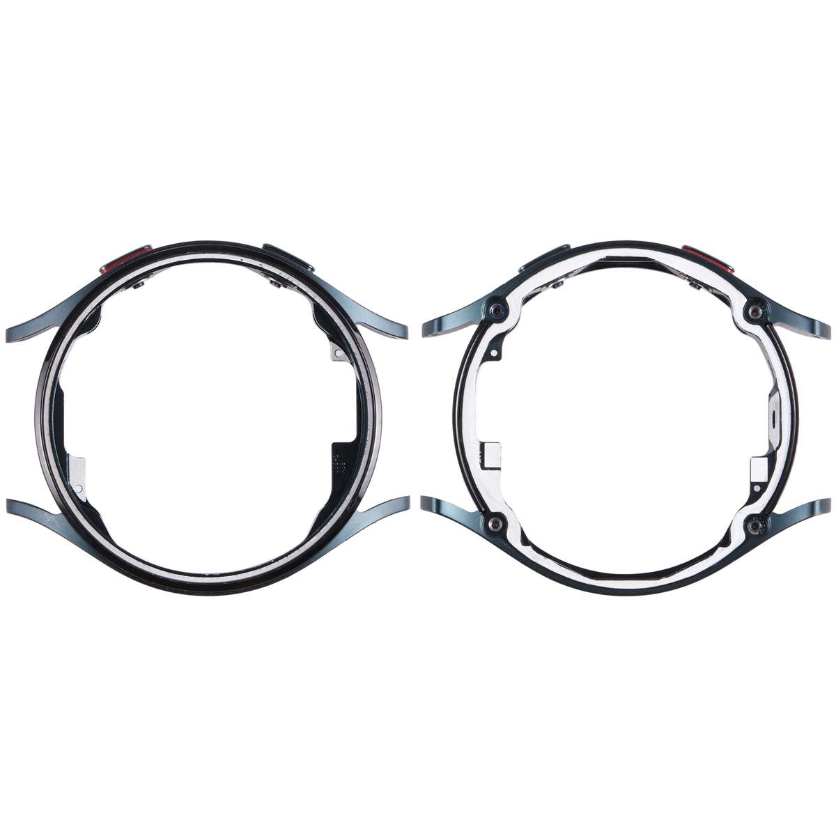 Original LCD Screen Frame Bezel Plate For Samsung Galaxy Watch4 44mm SM-R870 R875(Silver)