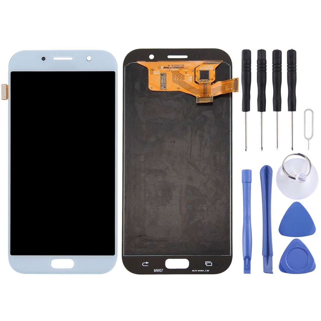 Original Super AMOLED LCD Screen for Galaxy A7 (2017), A720F, A720F/DS with Digitizer Full Assemb...