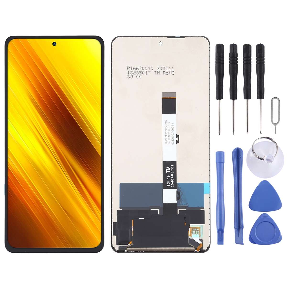 Original LCD Screen for Redmi Note 9 Pro 5G / Xiaomi Mi 10T Lite 5G / M2007J17G / M2007J17C with Dig