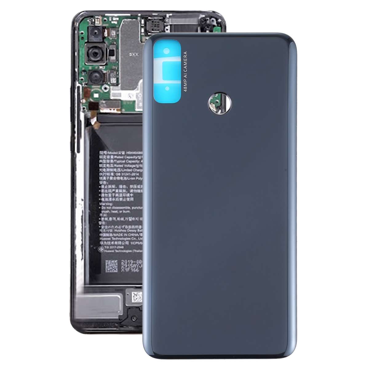 Battery Back Cover for Huawei Y8s(Black)