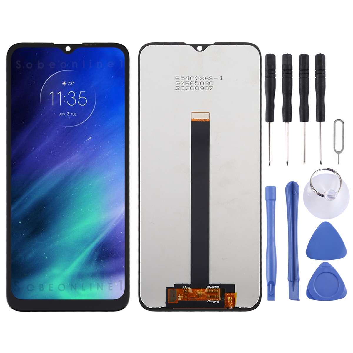 TFT LCD Screen for Motorola One Fusion with Digitizer Full Assembly