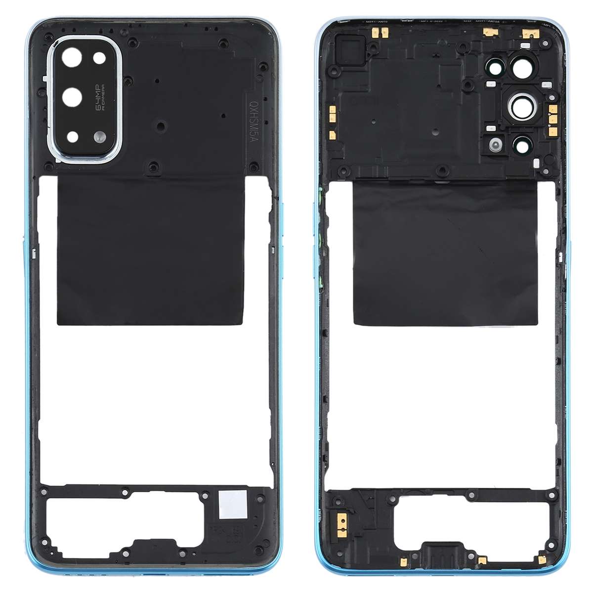 For OPPO Realme X7 Back Housing Frame (Blue)