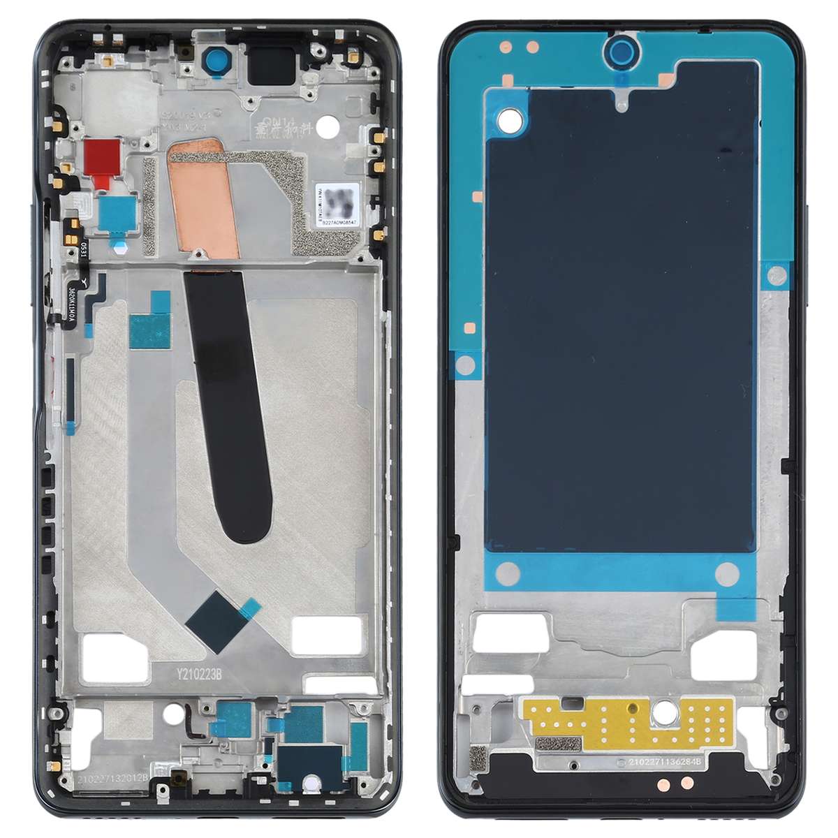 Original Middle Frame Bezel Plate for Xiaomi Redmi K40 Pro/Redmi K40/M2012K11AC/M2011K2C/M2012K11C (