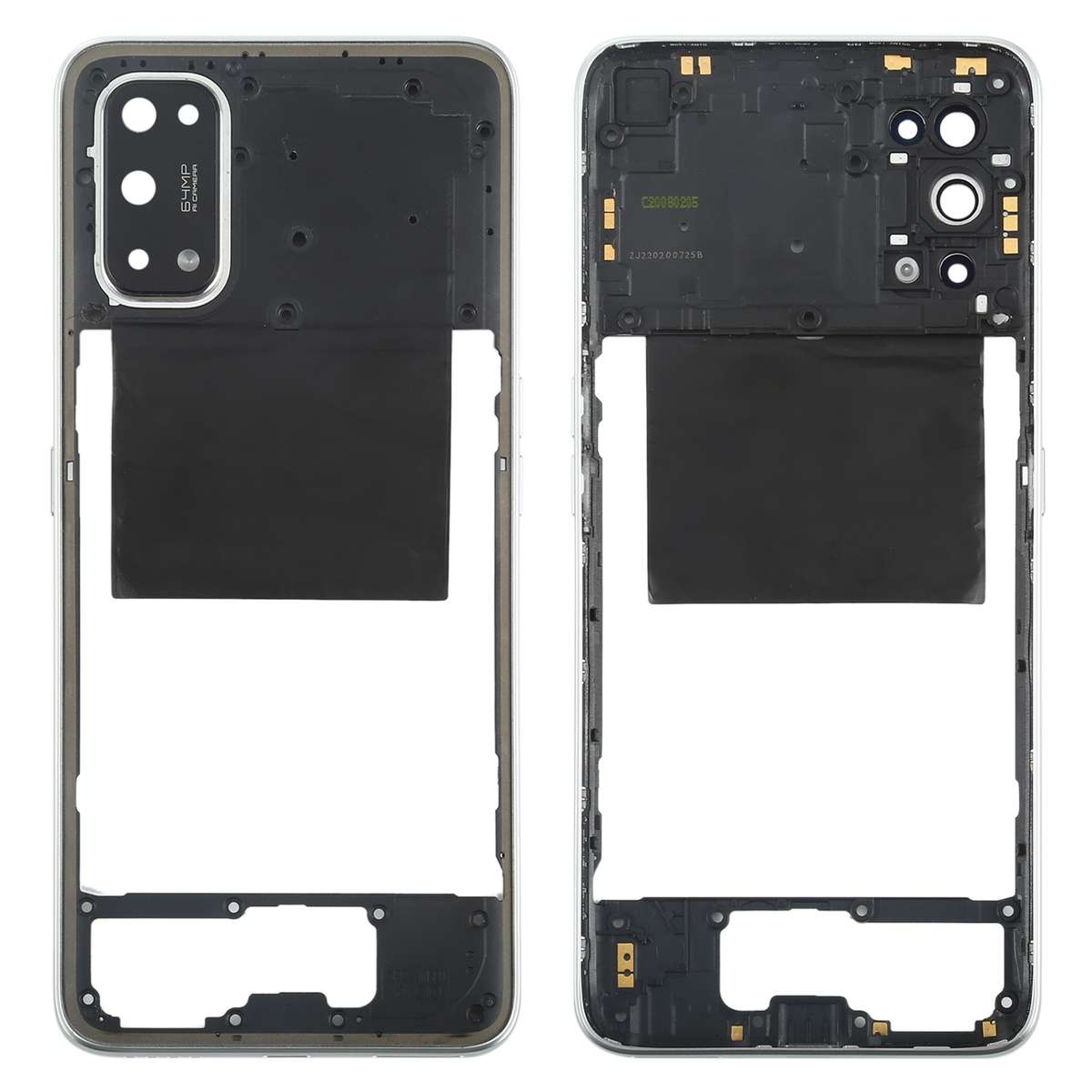 For OPPO Realme X7 Middle Frame Bezel Plate (Blue)