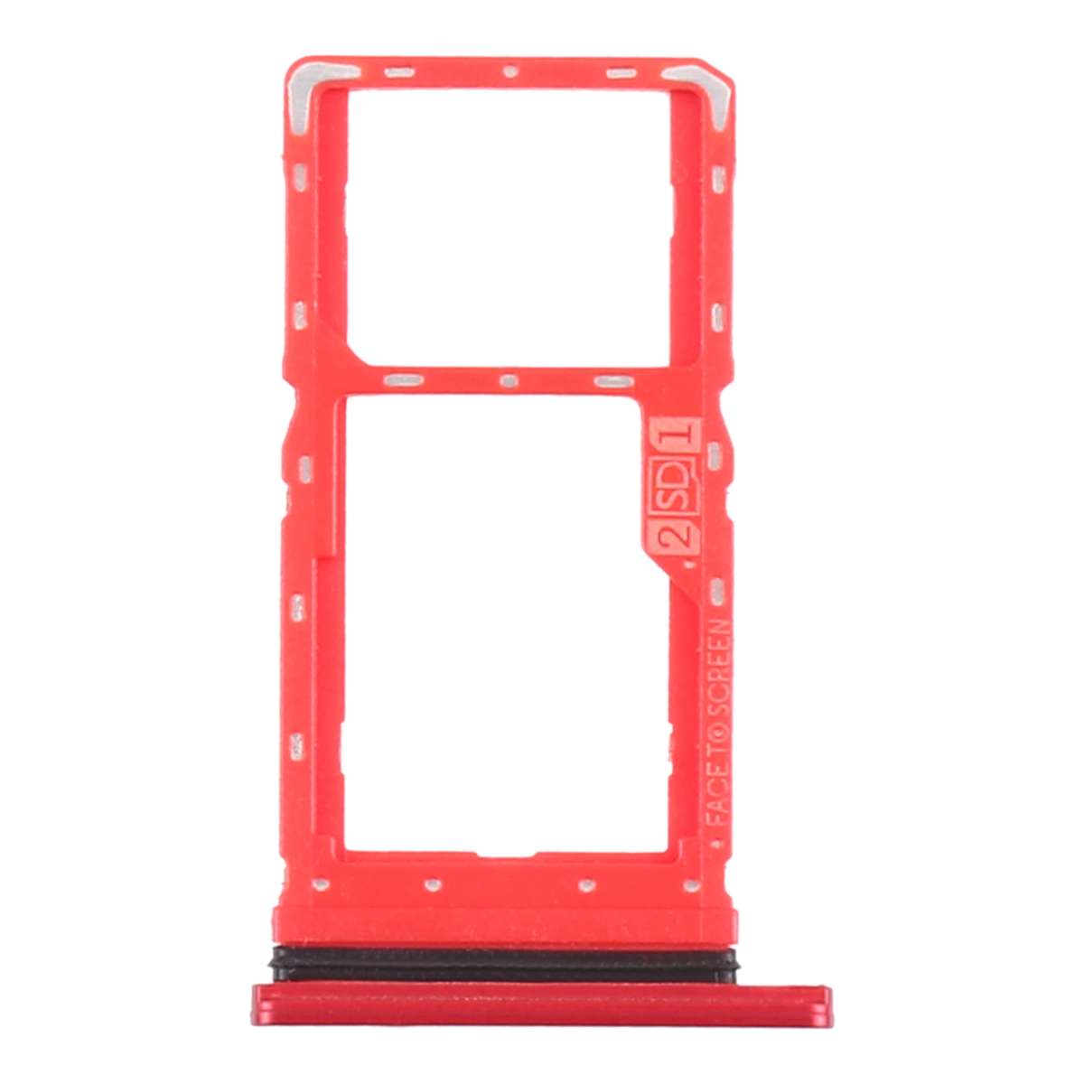 SIM Card Tray + Micro SD Card Tray for Motorola Moto G8 Play XT2015 XT2015-2 (Black)