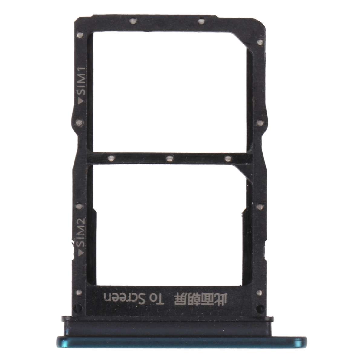 SIM Card Tray + SIM Card Tray for Huawei Nova 8 SE (Black)
