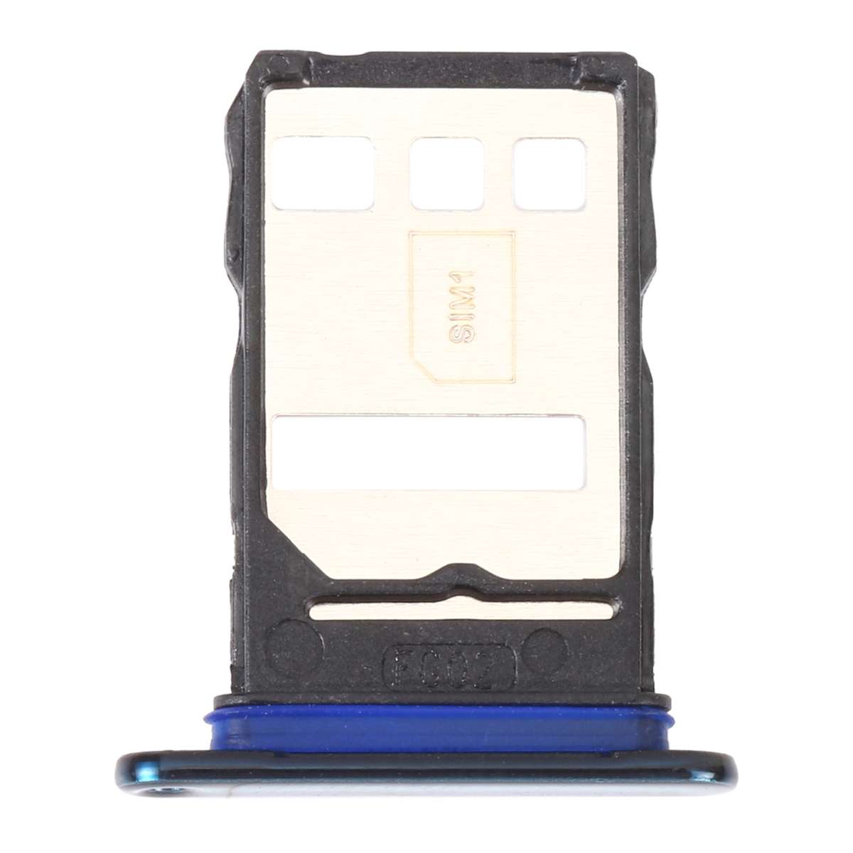 SIM Card Tray + NM Card Tray for Huawei Enjoy 20 Plus 5G (Black)