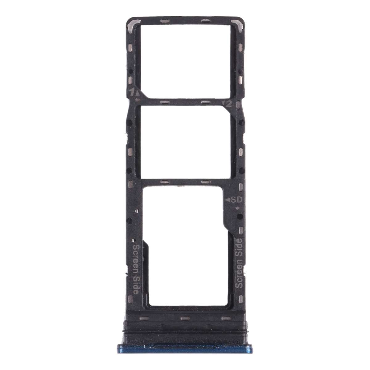 For infinix Smart 5 X657 X657C SIM Card Tray + SIM Card Tray + Micro SD Card Tray (Black)