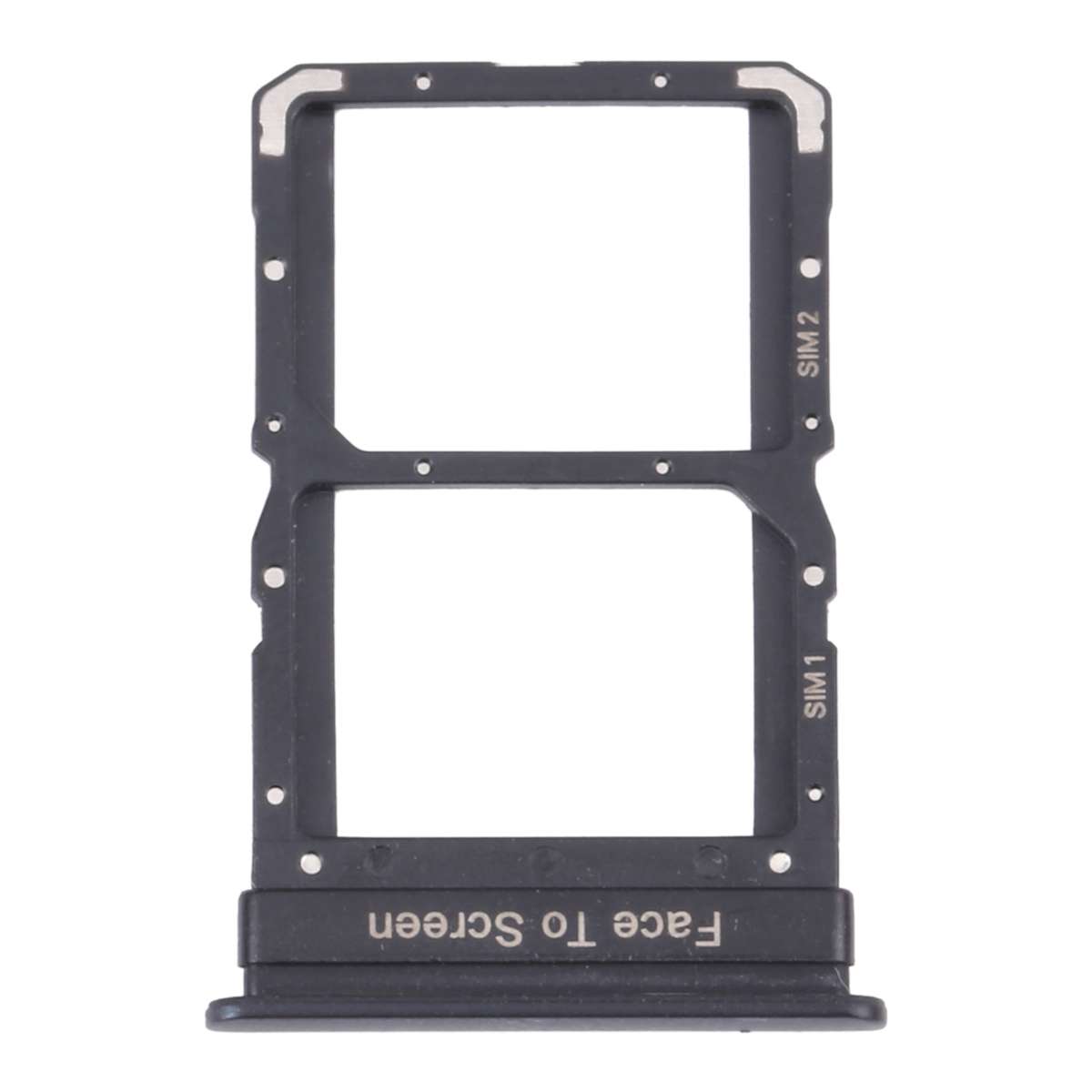 SIM Card Tray + SIM Card Tray for Xiaomi Redmi Note 10 Pro 5G / Poco X3 GT(Black)