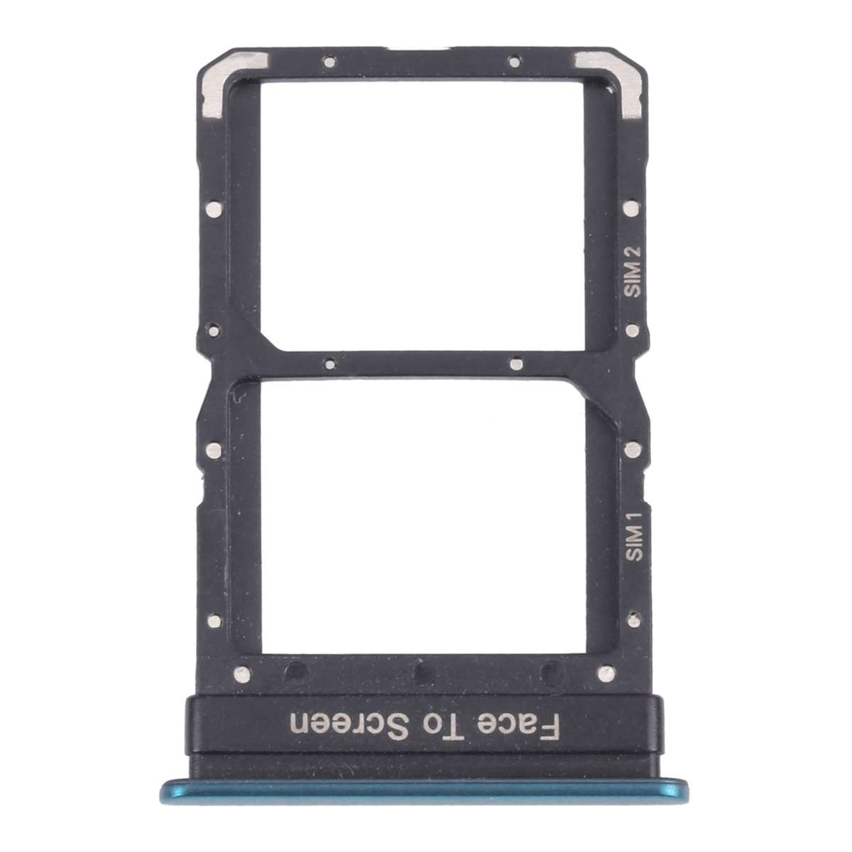 SIM Card Tray + SIM Card Tray for Xiaomi Redmi Note 10 Pro 5G / Poco X3 GT(Black)