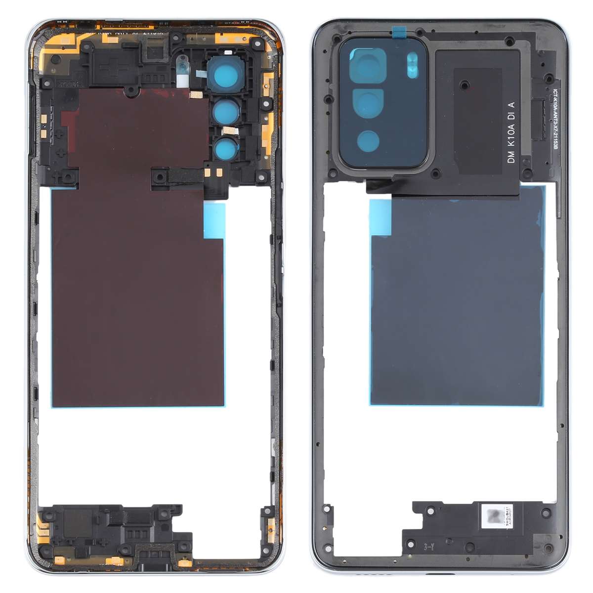 Middle Frame Bezel Plate for Xiaomi Redmi Note 10 Pro 5G (Blue)