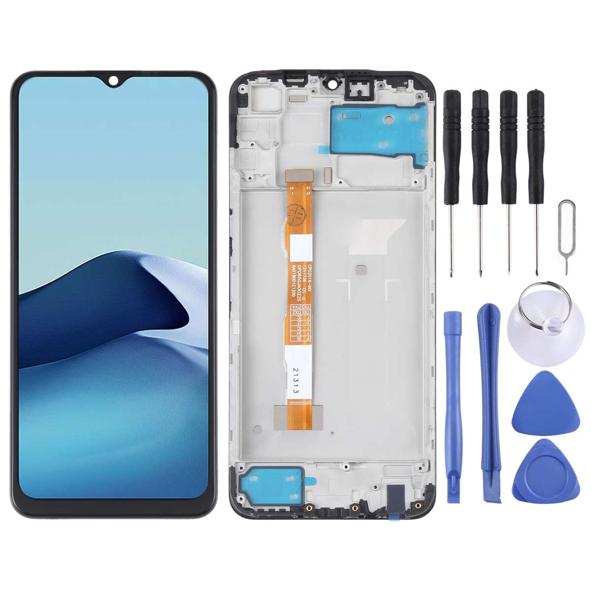 Original LCD Screen and Digitizer Full Assembly With Frame for vivo Y30 (China) / Y20s / Y20 / Y20i