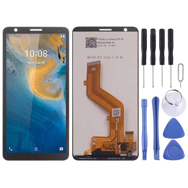 LCD Screen and Digitizer Full Assembly for ZTE Blade A31 (2021)(Black)