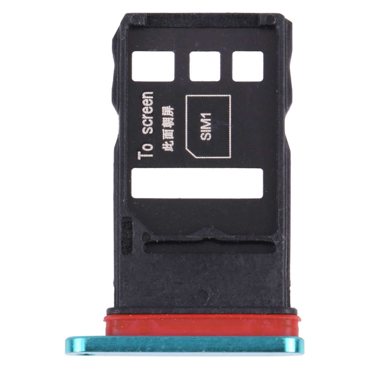 SIM Card Tray + SIM Card Tray for Honor 30 Pro+(Black)