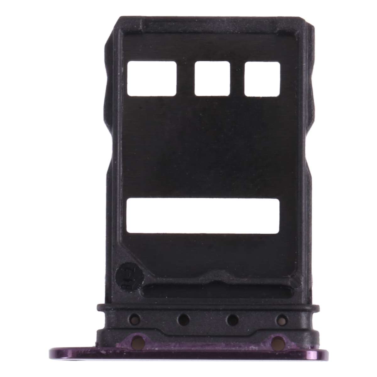 SIM Card Tray + NM Card Tray for Huawei Mate 30E Pro 5G (Black)
