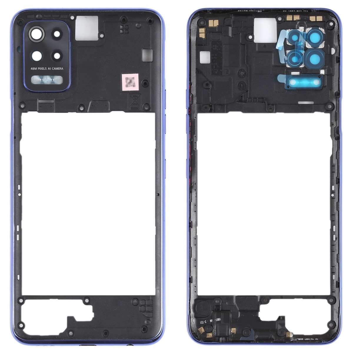 Middle Frame Bezel Plate for LG Q52 / K62 (Green)