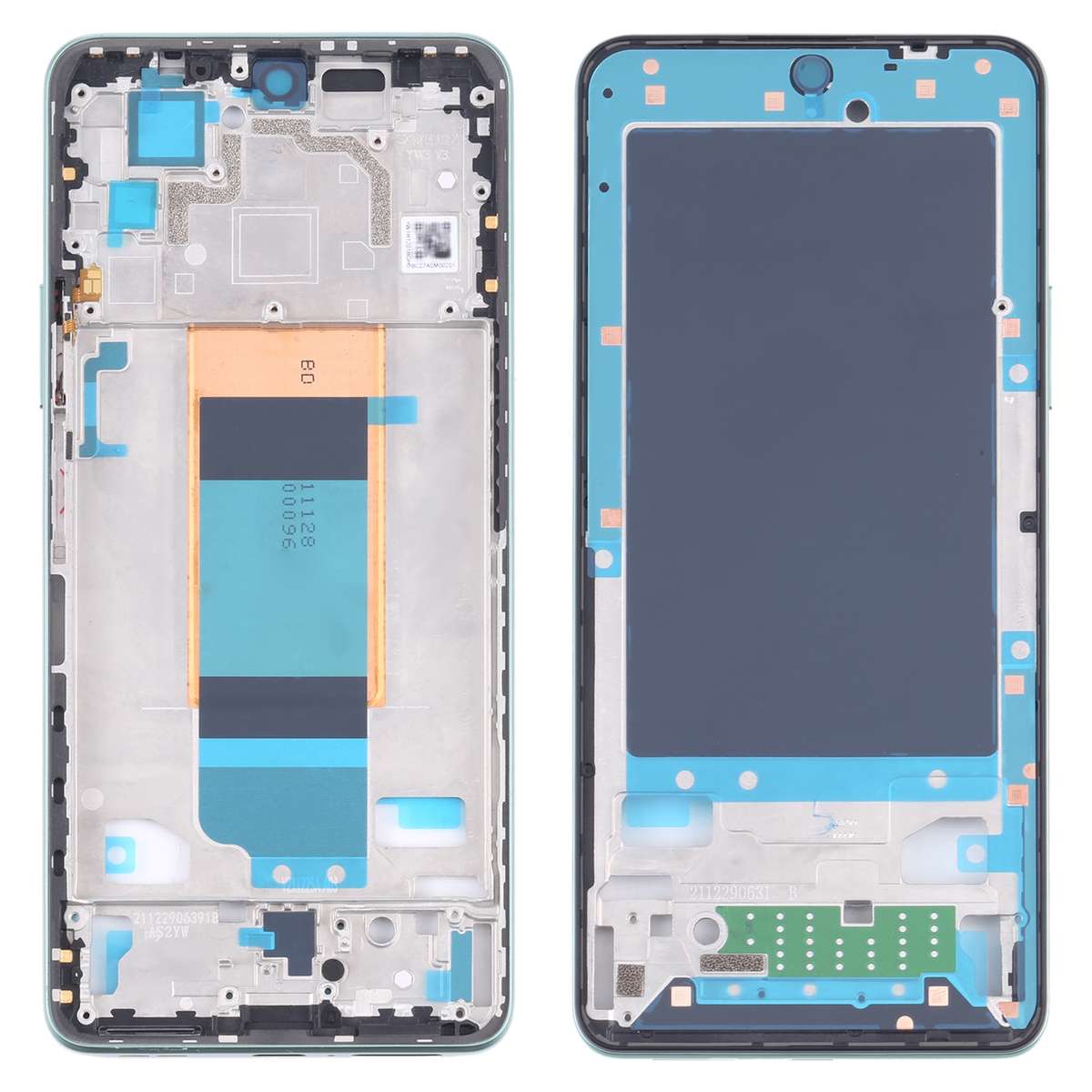Front Housing LCD Frame Bezel Plate for Xiaomi Redmi K40S / Poco F4(Black)