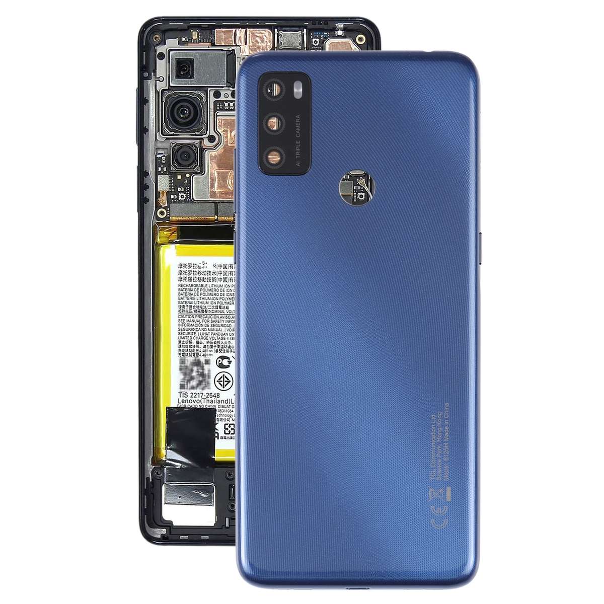 Original Battery Back Cover for TCL 20E(Blue)