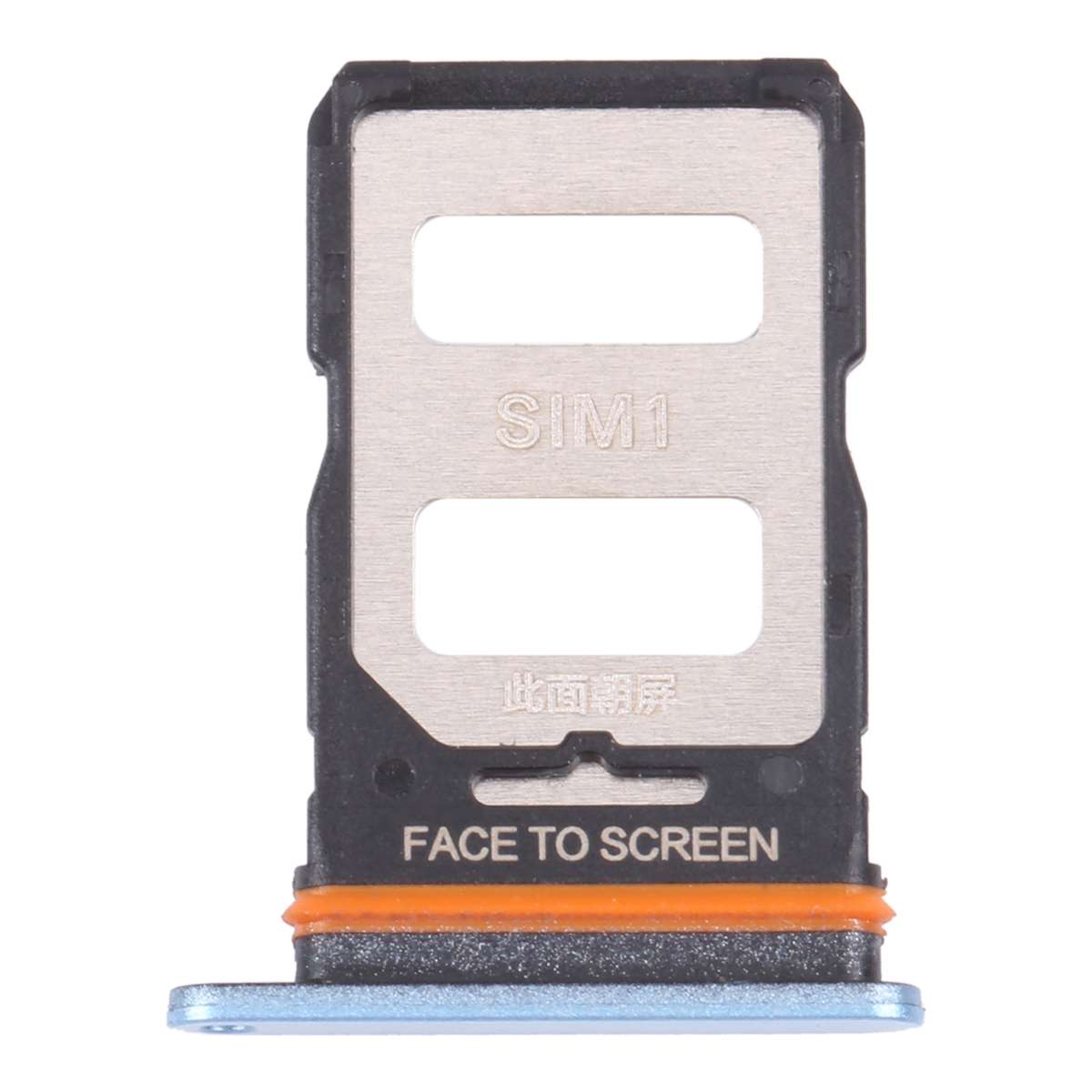 SIM Card Tray + SIM Card Tray for Xiaomi Redmi K50 Gaming(Black)