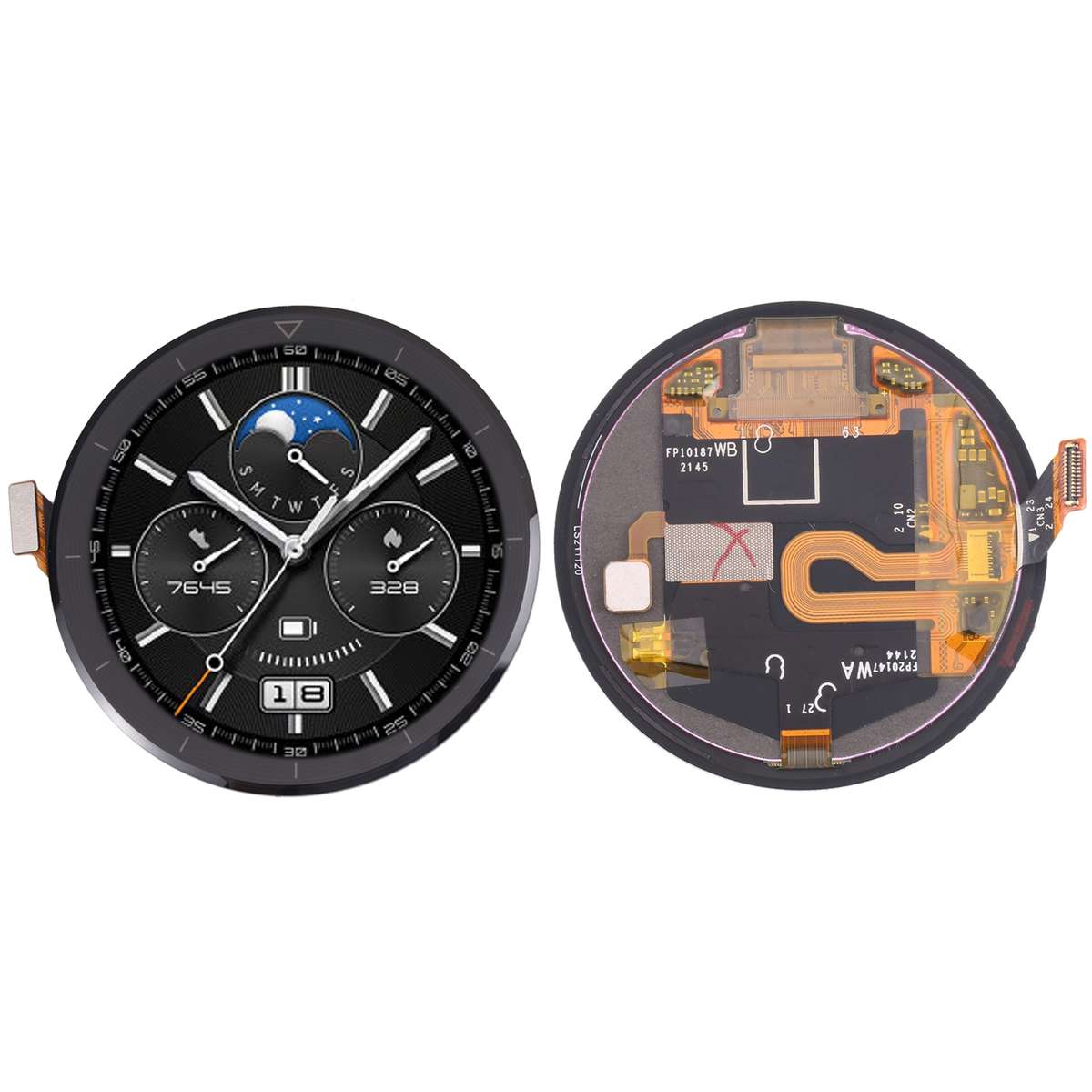 Original Sapphire Material LCD Screen and Digitizer Full Assembly(Single Cable) for Huawei Watch GT