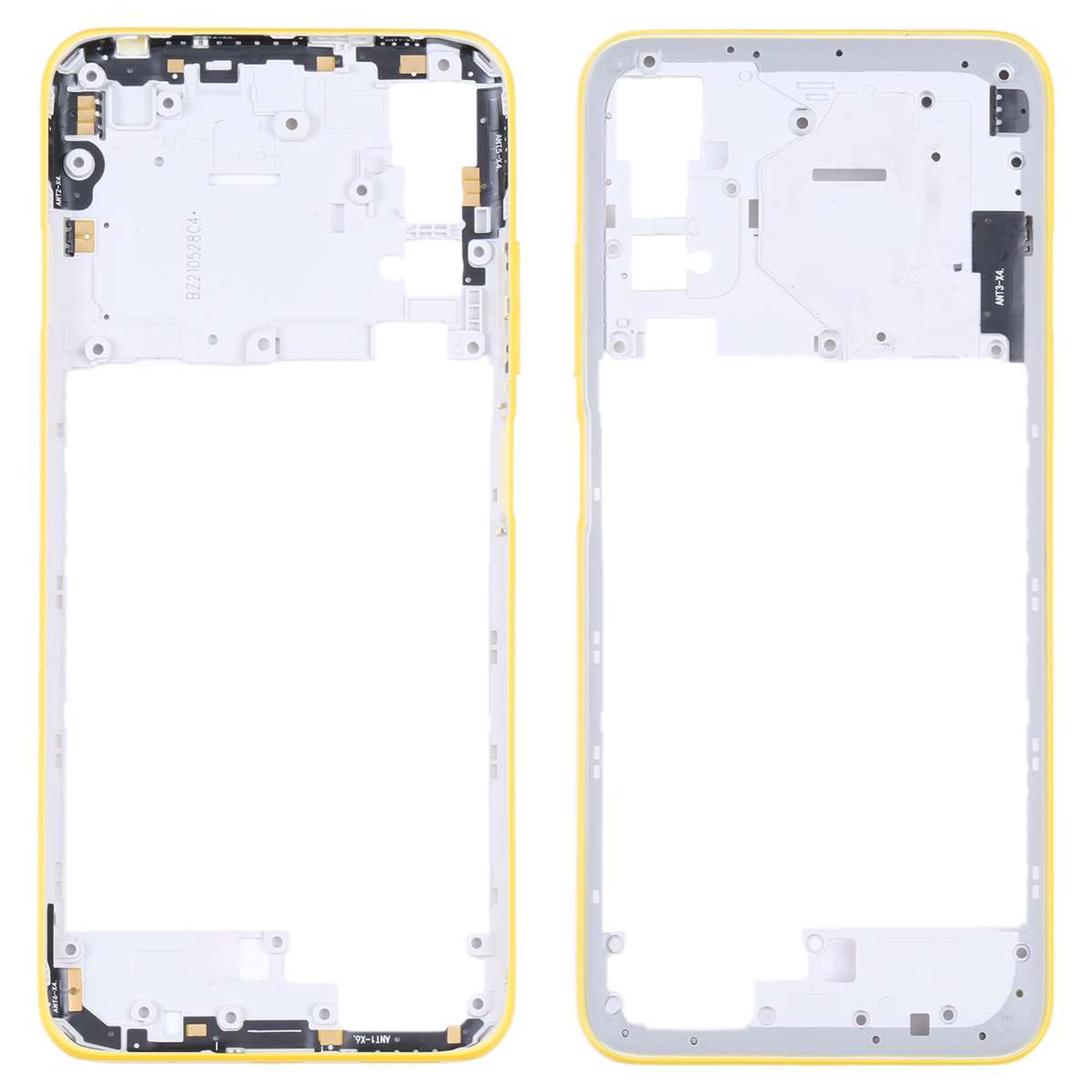 Original Middle Frame Bezel Plate for Xiaomi Poco M3 Pro 5G M2103K19PG M2103K19PI (Black)