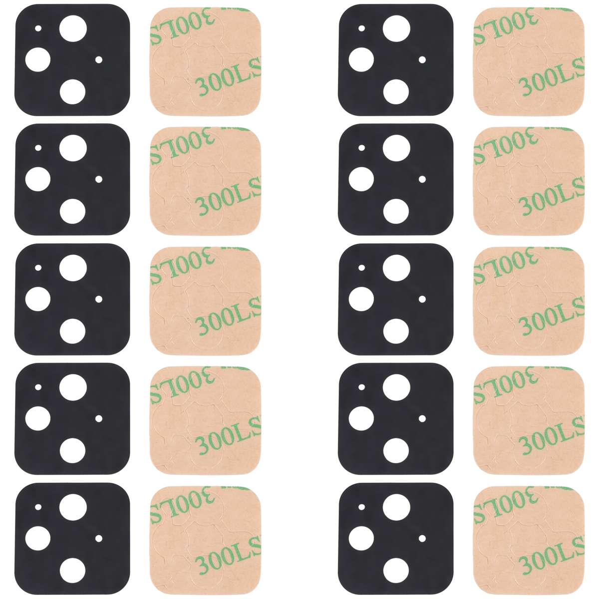 For Google Pixel 5 10 PCS Back Camera Lens